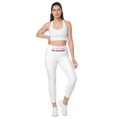 No Uterus No Opinion Leggings White