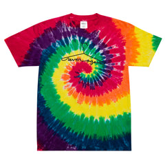 Tie-dye t-shirt Embroidery - Never Again