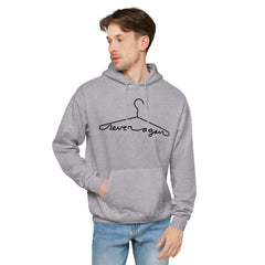 Unisex fleece hoodie - Never Again Hanger