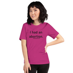 I had an abortion.