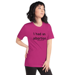 I had an abortion.