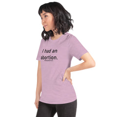 I had an abortion.