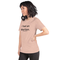 I had an abortion.