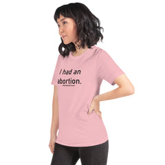 I had an abortion.